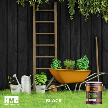 Black Fence and Shed Paint - HMG Paints