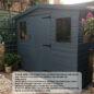 HMG Fence and Shed Paint After - Prestwich Blue