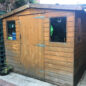 HMG Fence and Shed Paint before - Prestwich Blue