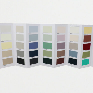 HMG Paints decorative essentials colour shade card