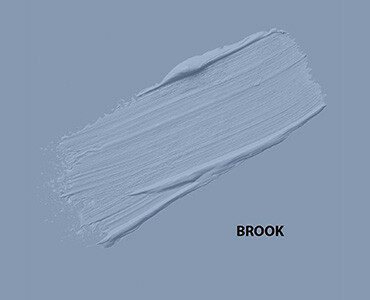 HMG Paints - Brook - A powder blue shade with soft hints of lavender. Named after the brook which runs through HMG Paints’ historical site.