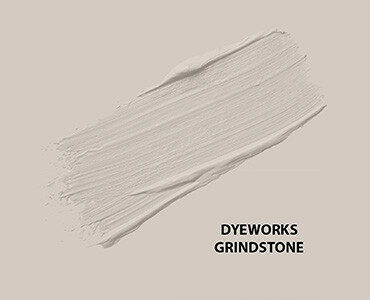 HMG Paints - Dyeworks Grindstone - A cosmopolitan light grey, perfect for a full room or features. Named after the original dyeworks grindstone which was used on this very site in the 1700’s and still exists today and has a home at HMG.