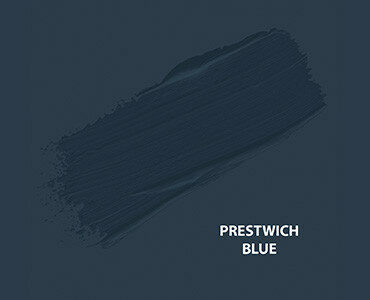 HMG Paints - Prestwich Blue - A deep dark blue with green undertones that can create a dramatic statement in any room, ideal for a feature wall.