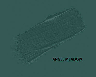 HMG Paints - Angel Meadow - A deep green with subtle blue tones, inspired by the gateway into the Irk Valley.
