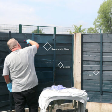 HMG HydroPro Garden Paint - Prestwich Blue Fence Paint
