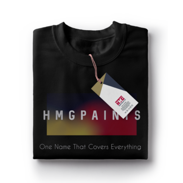 HMG Paints Colour Blend T-shirt Folded With Tag